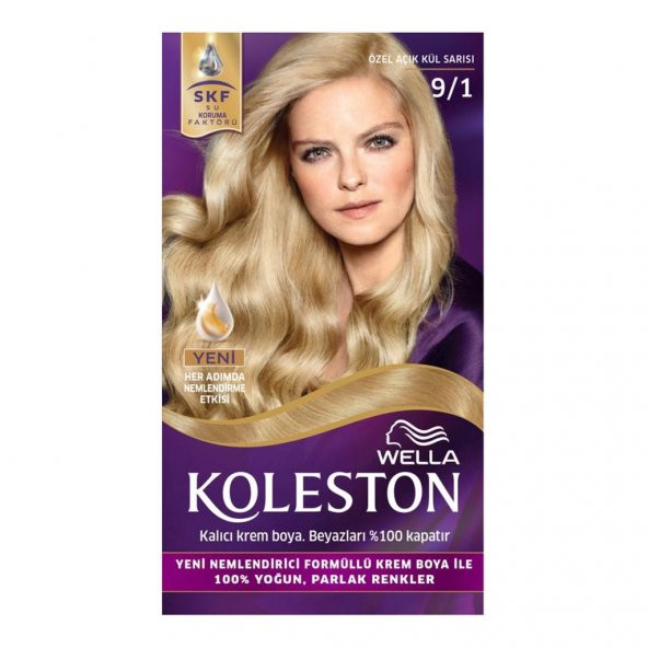 Koleston Kit Saç Boyası  9/1 Özel Açık Kül Sarısı