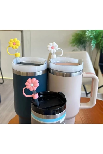 Yenigeldi 1 Adet 10 Mm Stanley Kupası Için PipetKapak Kapağı Toz Böcek Sineklere Karşı Tapa Tıpa - 3