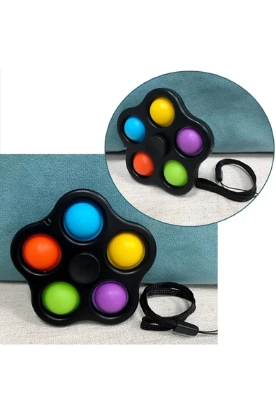 Yenigeldi Popit Stres Çarkı, Duyusal Stres Çarkı, Renkli Popit Stres Çarkı, Fidget Duyusal Oyuncaklar - 2