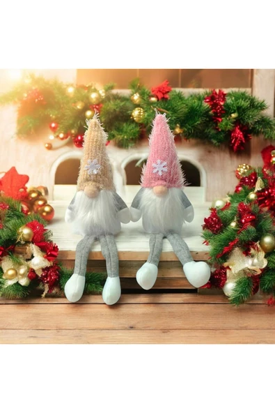 Yenigeldi 2 Adet 16 Cm Yılbaşı Şans Cücesi Iskandinav Elf Cücesi T80 Gnome