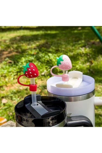 Yenigeldi 2 Adet 10 mm Stanley Uyumlu Gıda Sınıfı Silikon Pipet Kapak Pipet  Tıpası - Resim 3