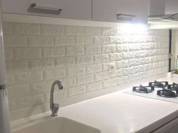 Renkli Duvarlar 70x38 cm(0,27m2)Kendinden Yapışkanlı 3D Esnek Duvar Kağıdı Paneli - 4