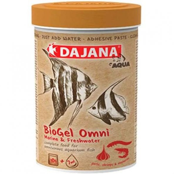 Dajana BioGel Jel Akvaryum Balık Yemi Omnivore 50 Gr