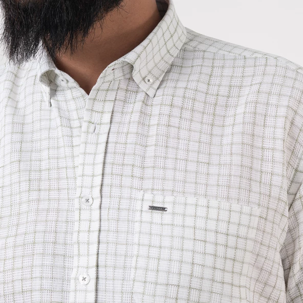 DORSS CEPLİ RAHAT KESİM KISA KOL ERKEK GÖMLEK - Resim 4