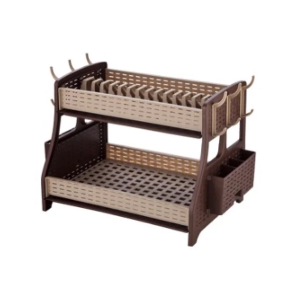 Şenyayla Plastik Hasır Çift Katlı Bulaşıklık 5520 - 2