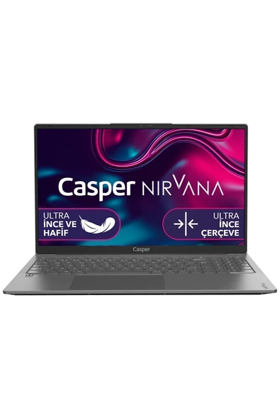 Casper Nirvana X600.1270-BV00X-G-F Intel Core i7-12700H 16GB RAM 500GB NVMe SSD FREEDOS 15,6" Laptop