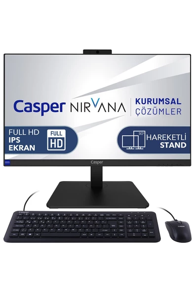 Casper Nirvana A70.5700-BV00X-V-T RYZEN7-5700U 16GB RAM 500GB NVMe SSD DOS Dokunmatik Ekran All In One