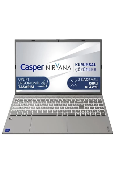 Casper Nirvana C650.1235-8V00X-G-F Intel Core i5-1235U 8GB RAM 500GB NVMe SSD FREEDOS 15.6" Laptop