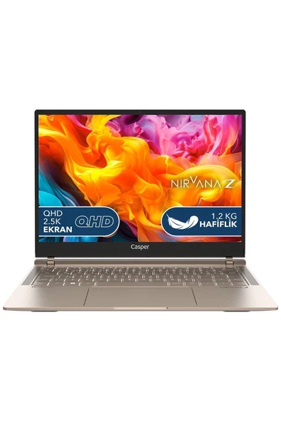 Casper Nirvana Z100 i5-1335U 16GB LPDDR5 1TB SSD 14" Freedos Metalik Bronz Laptop Z100.1335-BF00X-B-Q