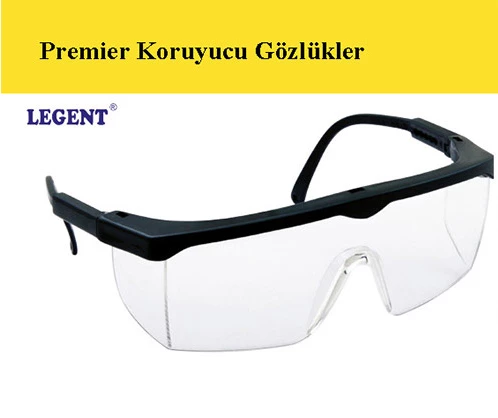 Batu Premier Koruyucu Şeffaf Gözlük İş Gözlüğü Laboratuvar Gözlüğü - Resim 3