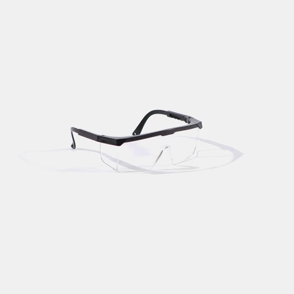 Batu Premier Koruyucu Şeffaf Gözlük İş Gözlüğü Laboratuvar Gözlüğü - Resim 2