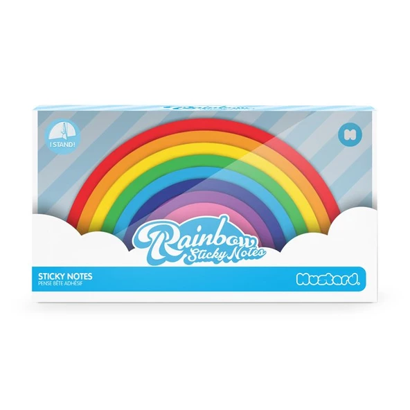 Mustard Rainbow Sticky Notes Not Kağıdı - 2