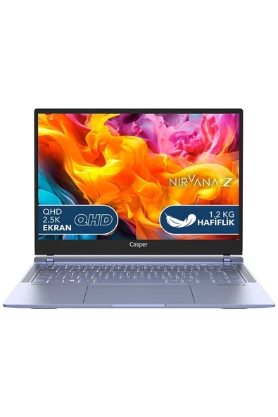 Casper Nirvana Z100 i5-1335U 16GB LPDDR5 500GB SSD 14" W11H Mavi Laptop Z100.1335-BV00P-M-Q