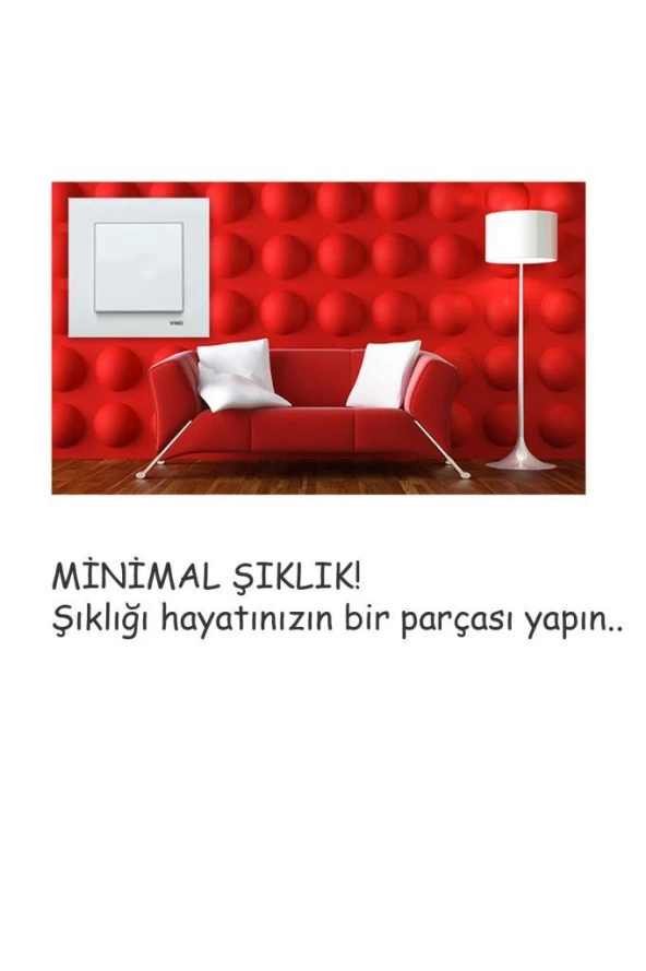 Viko Karre Beyaz Anahtar Çerceveli (12 ADET) - Resim 2