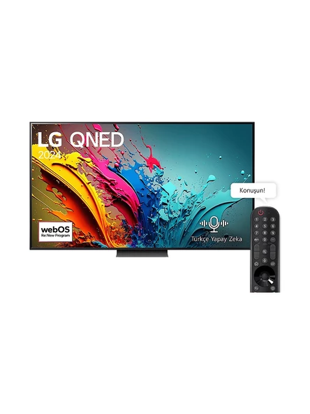 LG 65QNED86T 65" 165 Ekran Uydu Alıcılı 4K Ultra HD Smart LED TV