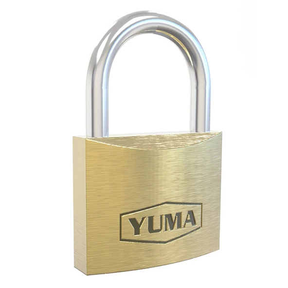 Yuma Türk Malı Pirinç Kısa Asma Kilit 50 mm