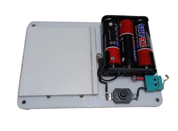 Led Panelli Switchli Pilli Mıknatısla Monte Edilen Başucu ve Dolap İçi Aydınlatma Gece Lambası - 4