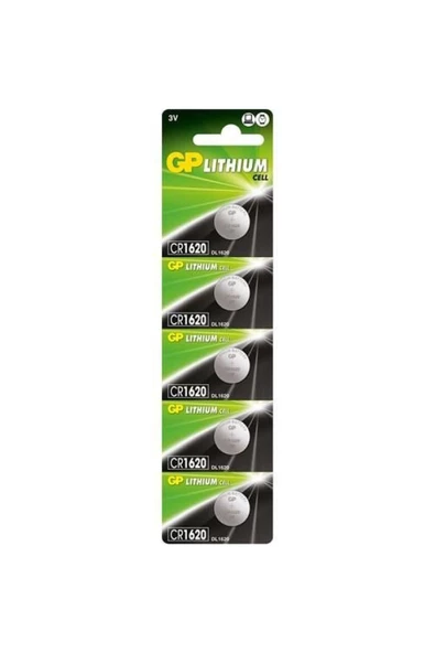 Toptan Bulurum GP CR 1620 PARA PİL 5 Lİ KART - 5