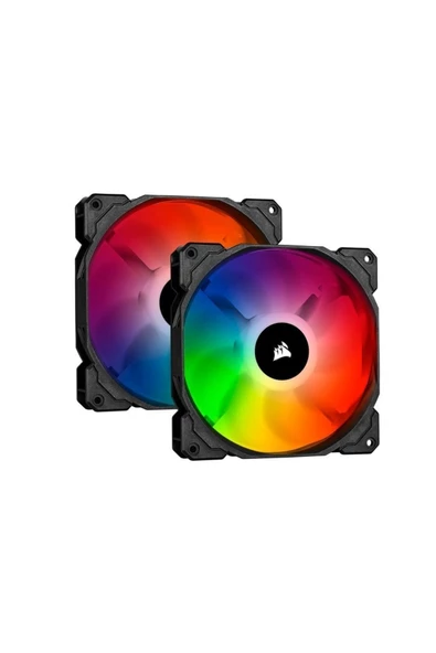 Corsair Co-9050096-ww Icue Sp140 Rgb Pro 140mm Rgb Fan Ikili Paket Ve Lighting Node Core Kontrolcü