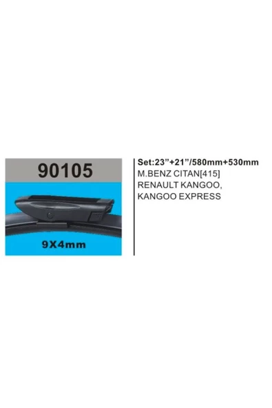 Rbw MUZ SİLECEK MERCEDES-BENZ CITAN [415] (2012›)  580mm+530mm 23’’+21’’ - 3