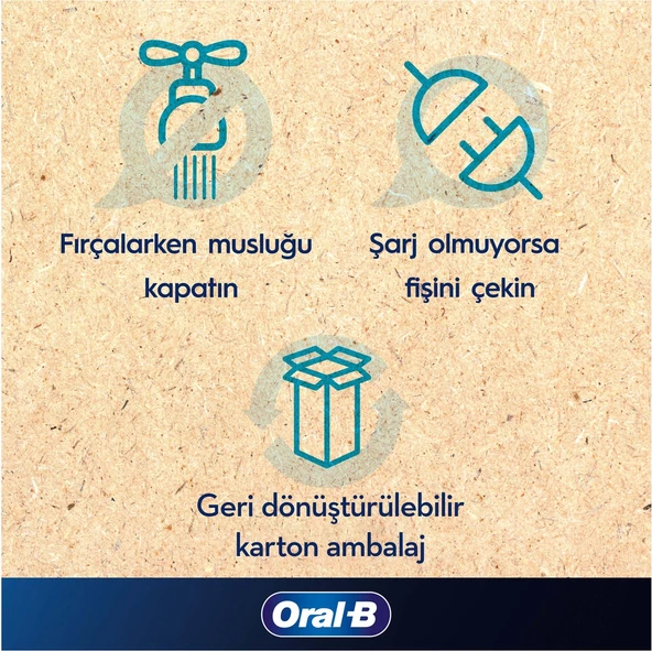 Oral-B Pro 3 3500 Siyah Şarjlı Diş Fırçası - 6