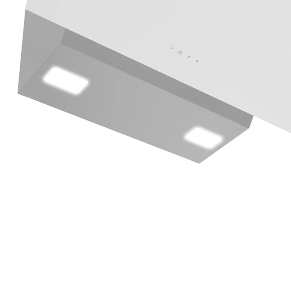 Altus ALA 570 W 60 cm Beyaz Cam Duvar Tipi Ankastre Davlumbaz - Resim 5