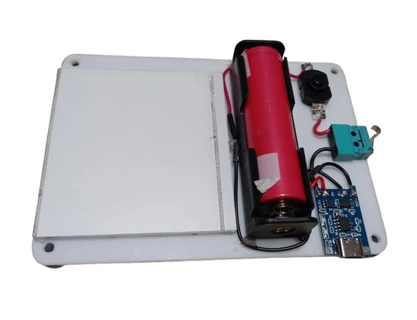 Led Panelli Switchli Şarjlı Mıknatısla Monte Edilen Başucu ve Dolap İçi Aydınlatma Gece Lambası - 7