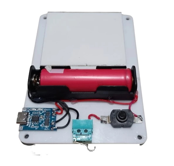 Led Panelli Switchli Şarjlı Mıknatısla Monte Edilen Başucu ve Dolap İçi Aydınlatma Gece Lambası - 3