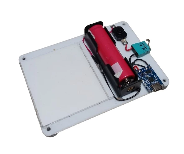 Led Panelli Switchli Şarjlı Mıknatısla Monte Edilen Başucu ve Dolap İçi Aydınlatma Gece Lambası - 2