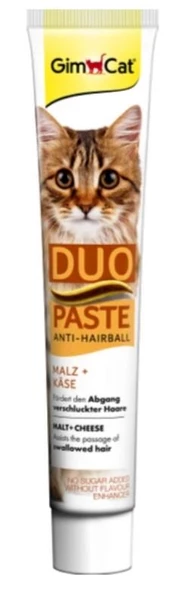 GimCat Antihairball Duo Paste Peynirli malt 50 Gr