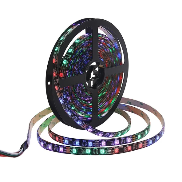 Sprange SP-LD5 Silikonlu Kumandalı 5 Metre Usb RGB Şerit Led - 2