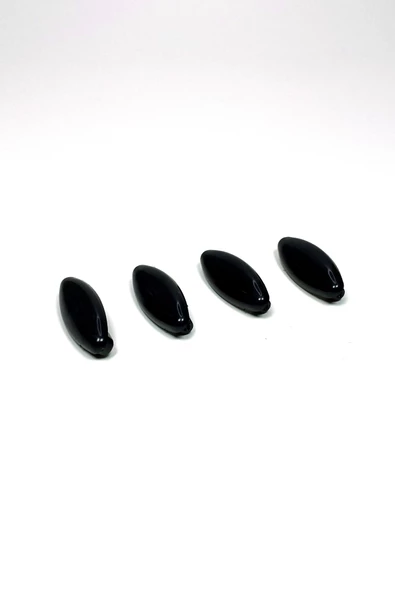 4 Adet Plastik Çengelli Eşarp Ve Şal İğnesi Siyah 4 cm ürün görseli