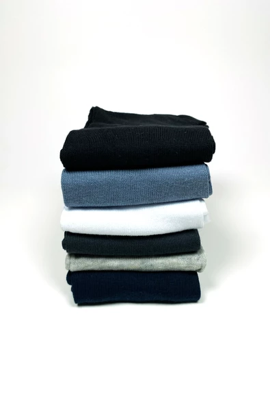 Penye Yazlık Erkek Çorap Burun Dikişsiz Takviyeli Topuk ve Burun 6 çift - Resim 8