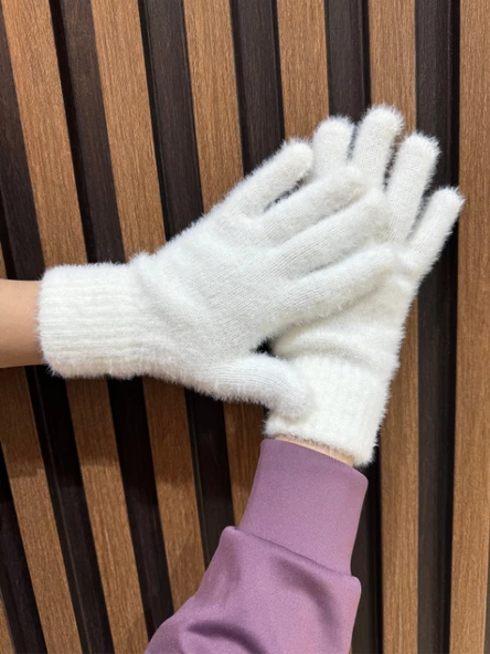 Benittokids Kız Çocuk Kışlık Peluş Uzun Eldiven 7015 - 3