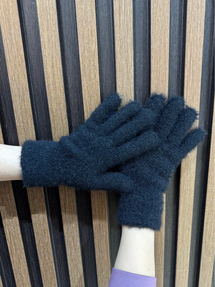 Benittokids Kız Çocuk Kışlık Peluş Uzun Eldiven 7015 - 6