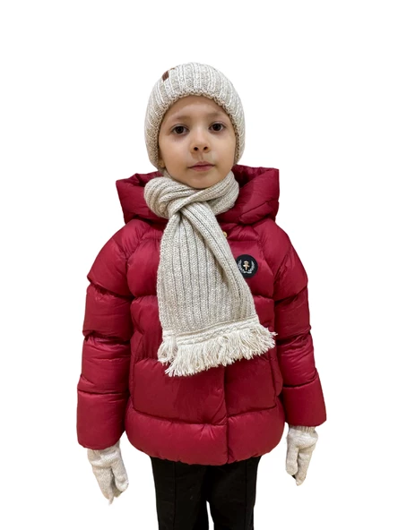 Benittokids Çocuk Şapka Eldiven Atkı Takımı 7021 - 7