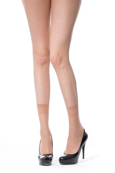 24 Adet İnce Soket Çorap 20 denye 51 Sahra - Resim 3