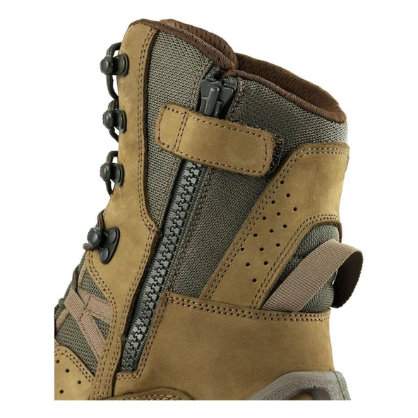 VANEDA 1191 V-Clutch Pro On Duty Nubuk Haki Fermuarlı Dry-Tex Su Geçirmez Soğuğa Karşı Koruma Arazi Outdoor Trekking Botu - 4