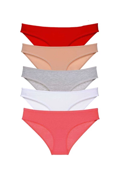 5 adet Süper Eko Set Likralı Kadın Slip Külot 525 ürün görseli