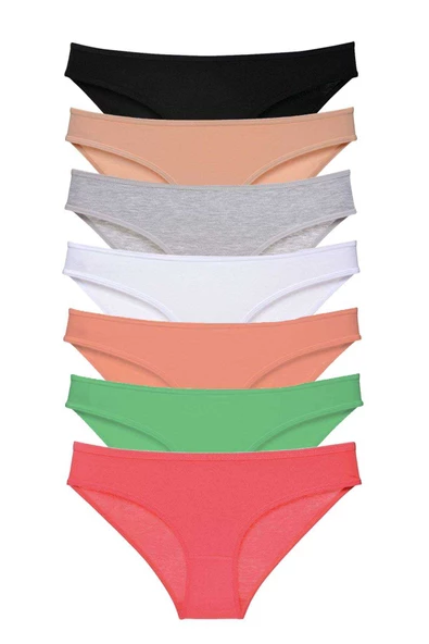 7 adet Süper Eko Set Likralı Kadın Slip Külot Set 7 ürün görseli