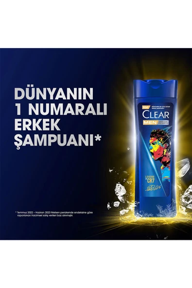 Clear Men Kepeğe Karşı Etkili Şampuan Legend By CR7 Cristiano Ronaldo 350 ml x3 - 7