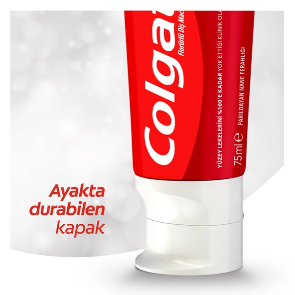 Colgate Optic White Parıldayan Beyazlık Beyazlatıcı Diş Macunu 75 Ml 4 Adet - Resim 4