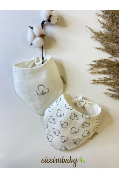 ciccimbaby  PAMUKLU MÜSLİN FLAR ( 2 Lİ )