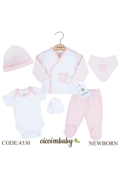ciccimbaby  BADY Lİ AYICIK ZIBIN SETİ  ( 6 PARÇA)