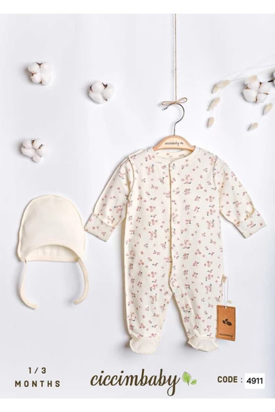 ciccimbaby  TERS DİKİŞLİ NATUREL FLOWER GARDEN TULUM