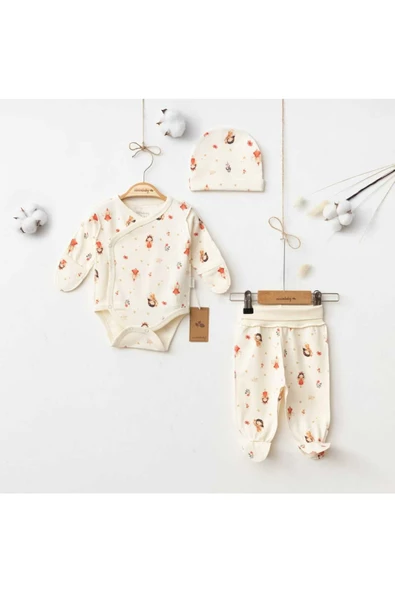 ciccimbaby  PERİ KIZI KRUVAZE 3 LÜ TAKIM