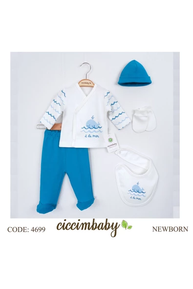 ciccimbaby  5 Lİ BALİNA ZIBIN SETİ
