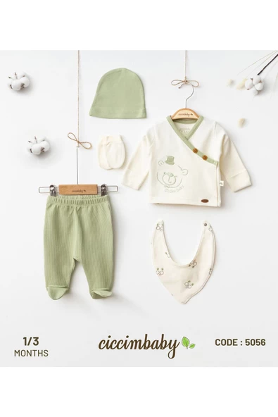 ciccimbaby  5 Lİ BEAR HUGS ZIBIN SETİ