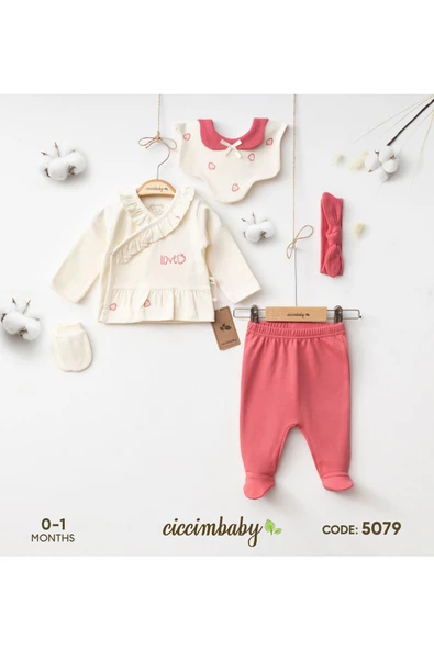 ciccimbaby  5 Lİ MY STRAWBERRY GİRL ZIBIN SETİ