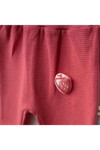 ciccimbaby  MY STRAWBERRY GİRL MANŞETLİ PANTALON (2 Lİ SET) - 3